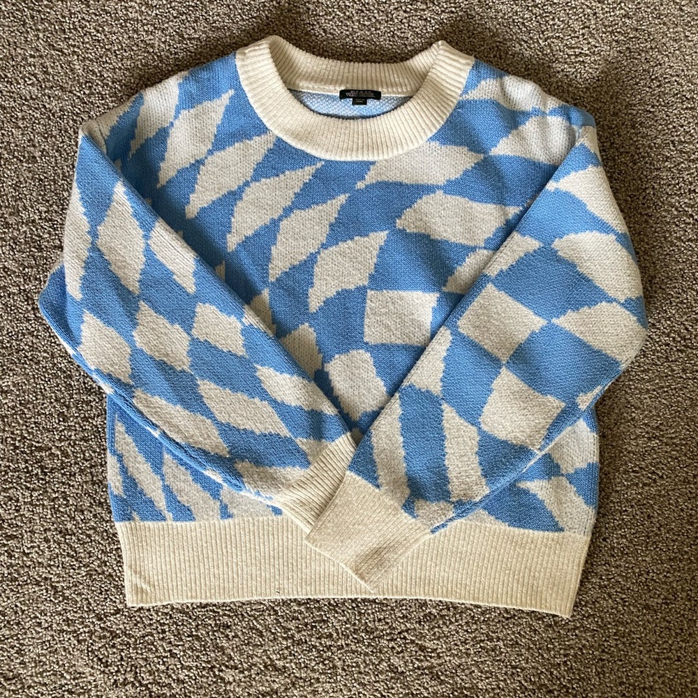 Wild Fable checkered sweater